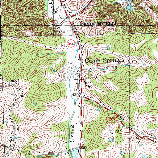 Topographic Map of Fourmile (historical), KY