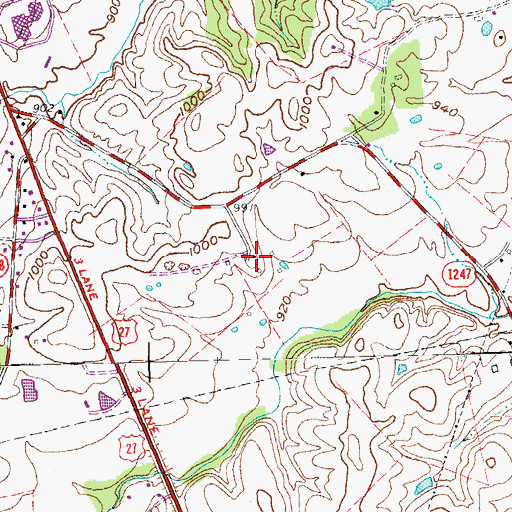 Topographic Map of West Lynn (historical), KY