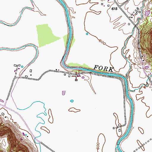 Topographic Map of Lagoon (historical), KY