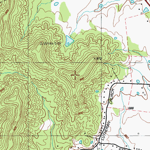 Topographic Map of Germantown Hill, KY