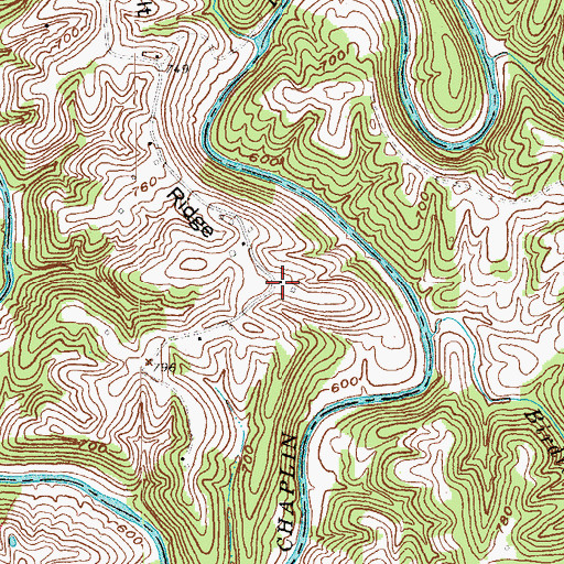 Topographic Map of Holt Ridge (historical), KY