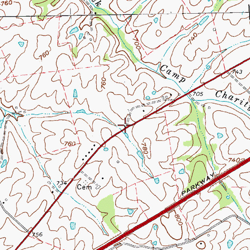 Topographic Map of Sol Bloom (historical), KY