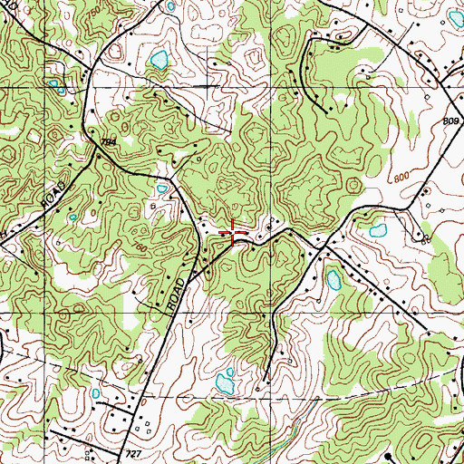 Topographic Map of Ireland (historical), KY