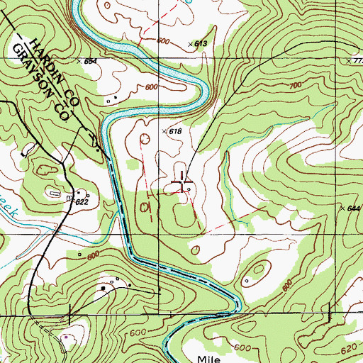 Topographic Map of Lee (historical), KY