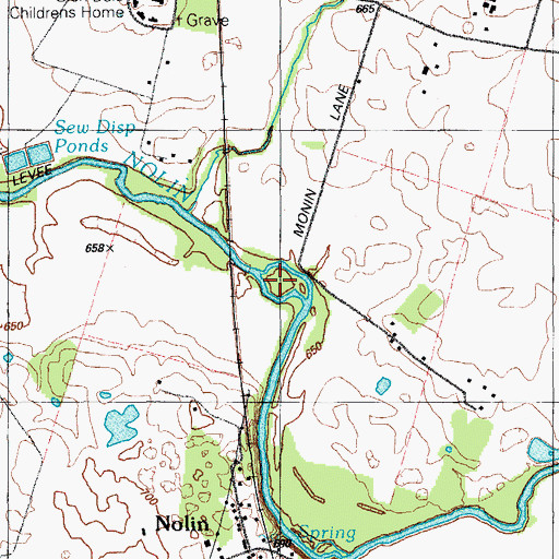 Topographic Map of Utopia Island, KY