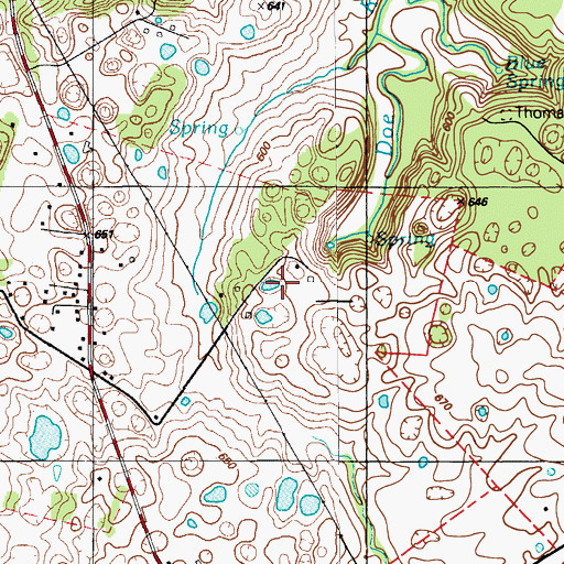 Topographic Map of Johnstown (historical), KY