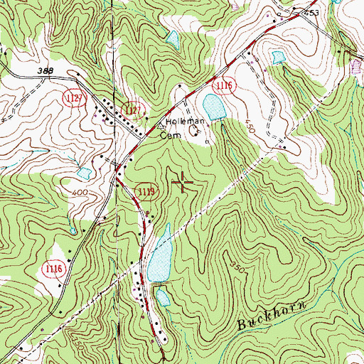 Topographic Map of Avocet, NC