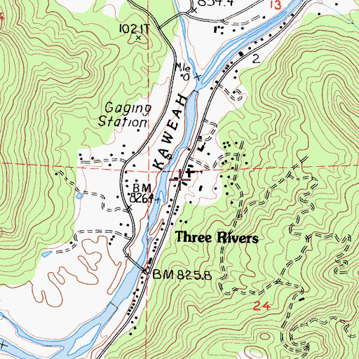 Topographic Map of Union School, CA