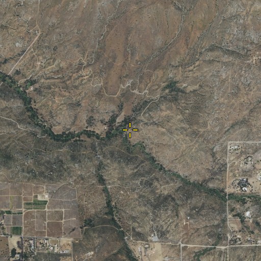 Aerial/Satellite Image of Upper Hellhole, CA