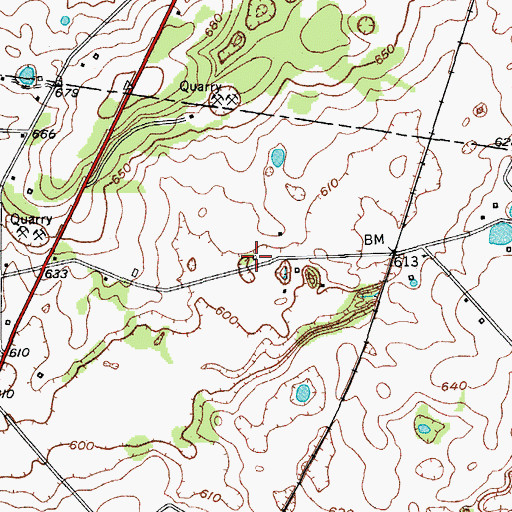 Topographic Map of Oak Ridge (historical), KY
