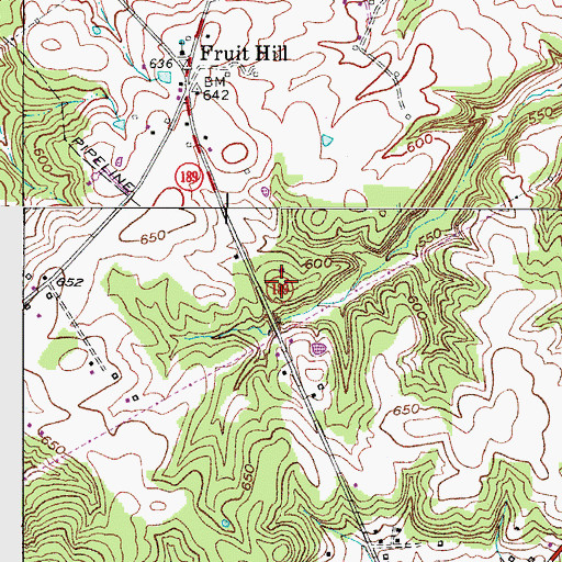 Topographic Map of Goblers Knob, KY