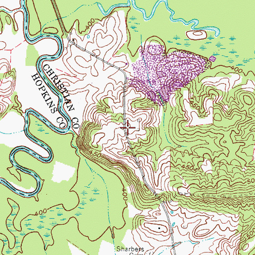Topographic Map of Number Five (historical), KY