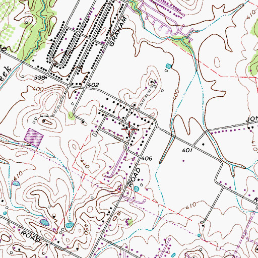 Topographic Map of Brownwood Manor, KY