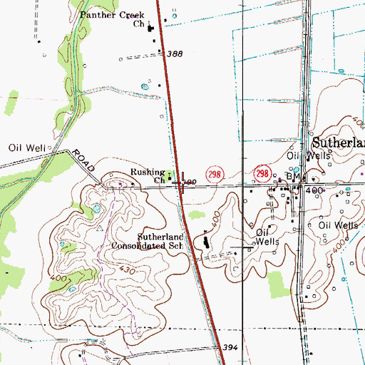 Topographic Map of Crow (historical), KY