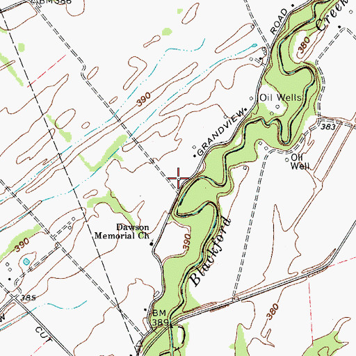 Topographic Map of Haywood Chapel (historical), KY
