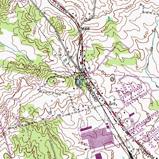 Topographic Map of Rock Crusher Pond (historical), KY