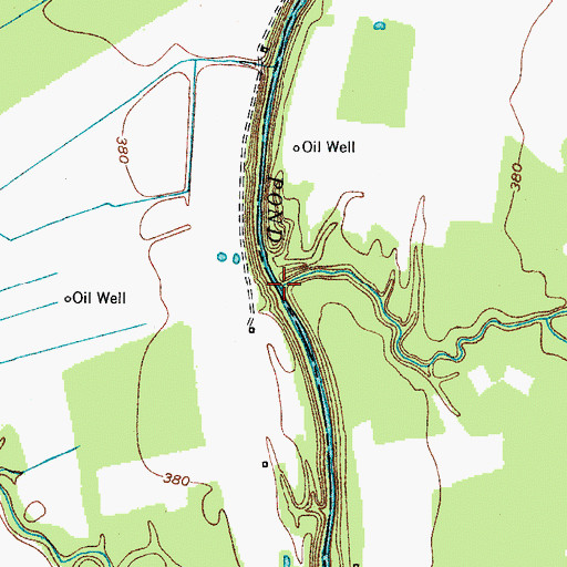 Topographic Map of Ellis Branch, KY