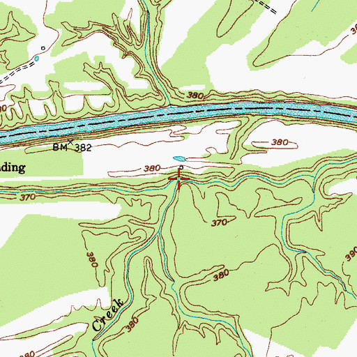 Topographic Map of Sputzman Creek, KY