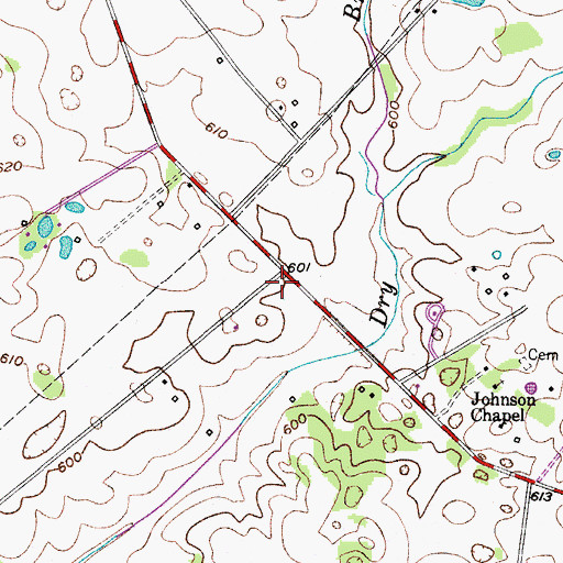 Topographic Map of Pennick (historical), KY