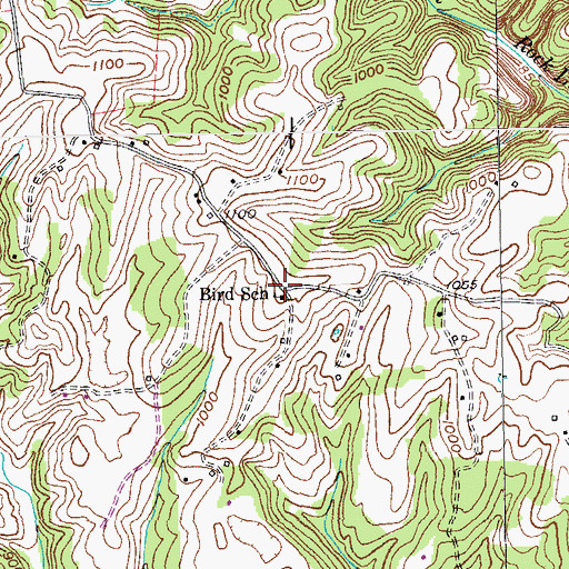Topographic Map of Bird (historical), KY