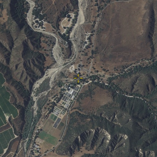 Aerial/Satellite Image of Verdugo Canyon, CA
