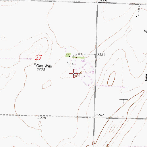 Topographic Map of Winger Feedyard, KS