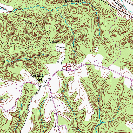 Topographic Map of Wethington (historical), KY