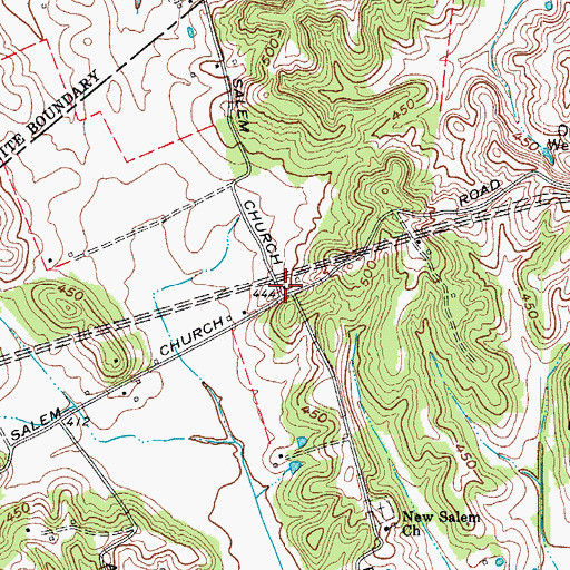 Topographic Map of Chelsea (historical), KY