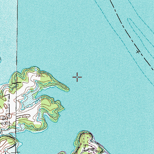 Topographic Map of Three Mile Island (historical), KY