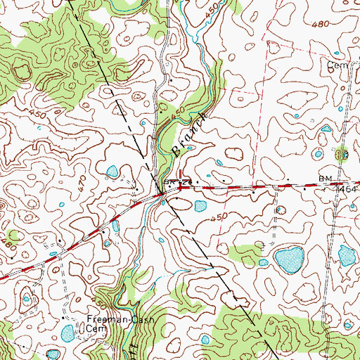 Topographic Map of Hollinsworth Post Office (historical), KY