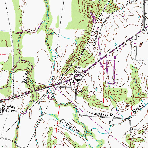 Topographic Map of East Murray (historical), KY