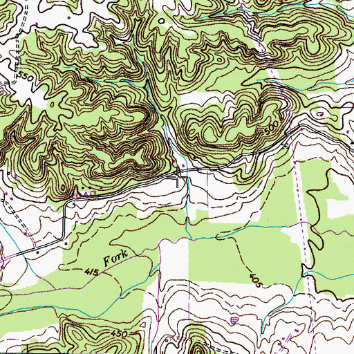 Topographic Map of Macedonia (historical), KY