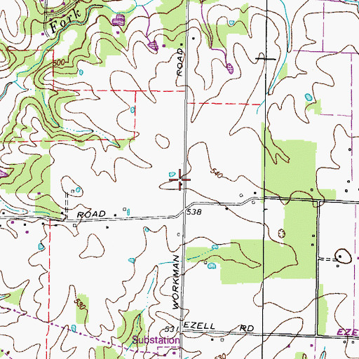 Topographic Map of Outland (historical), KY