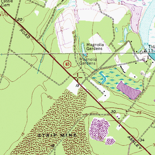 Topographic Map of Fort Bull Confederate Earthworks (historical), SC