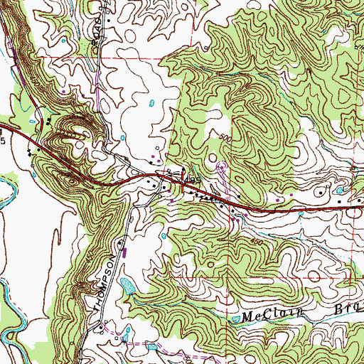 Topographic Map of Joppa, KY