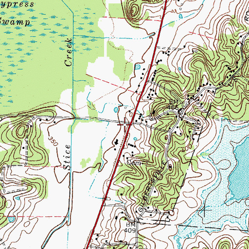 Topographic Map of Locust Grove (historical), KY