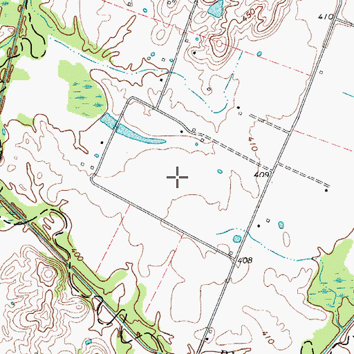 Topographic Map of Tywhapity Bottoms, KY