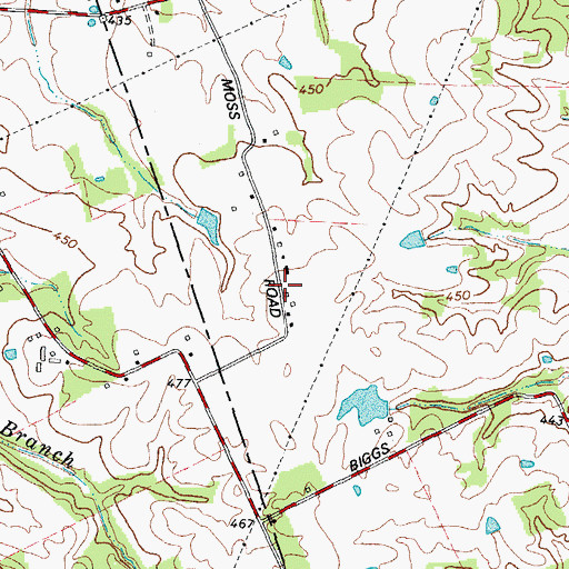 Topographic Map of Ceredo, KY