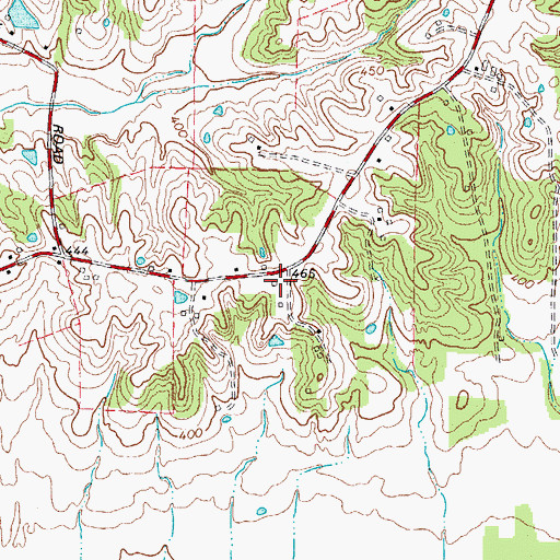 Topographic Map of Fort Holt (historical), KY