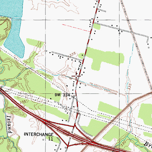 Topographic Map of Hovekamp, KY