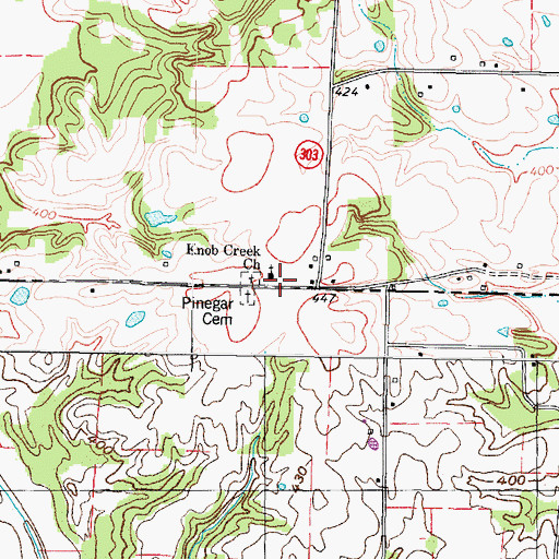 Topographic Map of Buena Vista (historical), KY