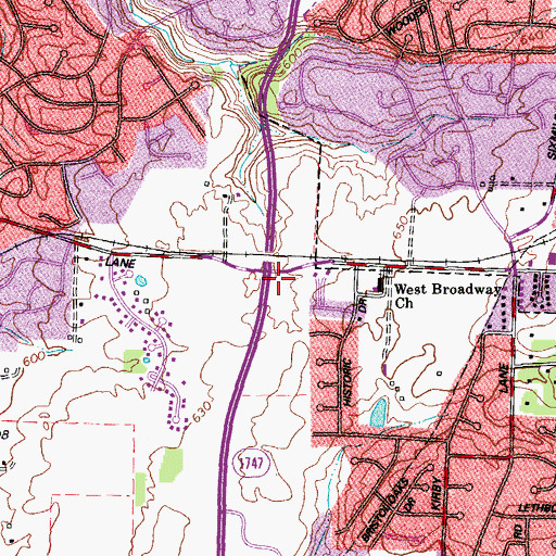 Topographic Map of Bryan (historical), KY