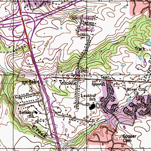 Topographic Map of Cooper (historical), KY