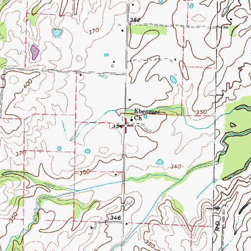 Topographic Map of Ebenezer (historical), KY