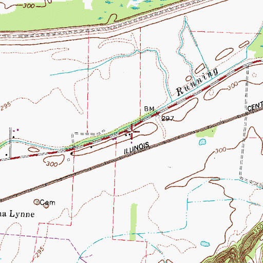 Topographic Map of Owens (historical), KY