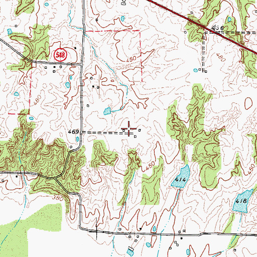 Topographic Map of Sharon (historical), KY