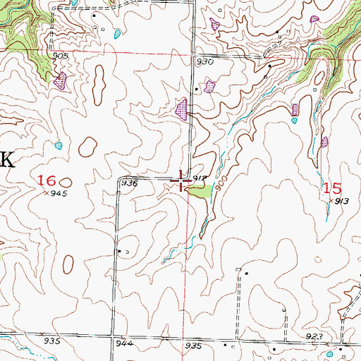 Topographic Map of Lone Valley School (historical), MO