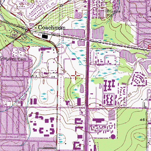 Topographic Map of Bright House Field, FL