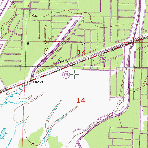 Topographic Map of Charlotte Sports Park, FL