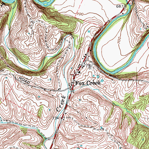 Topographic Map of Battle of Perryville Hisorical Marker, KY